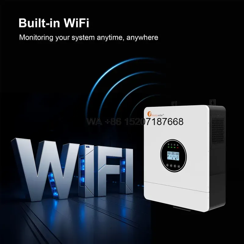 محول طاقة شمسية عالي التردد 60 - مراجعة Off Grid Solar Inverter 48V 6000W وسعره