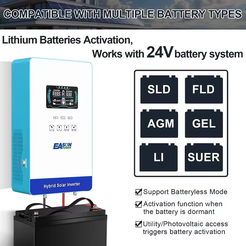 محول طاقة شمسية هجين EASUN POW - مراجعة Grid Tie Inverter Limiter 2000W وسعره