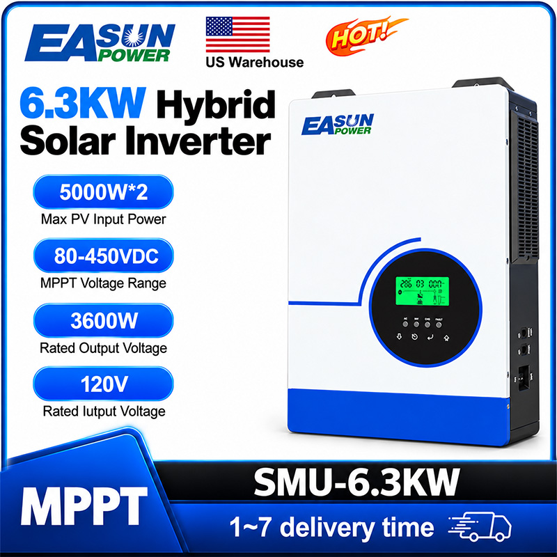 EASUN POWER 6300W محول طاقة شم - مراجعة Grid Tie Inverter Limiter 2000W وسعره