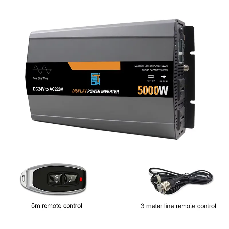 محول طاقة بتيار متردد نقي 110  - مراجعة Off Grid Solar Inverter 48V 6000W وسعره